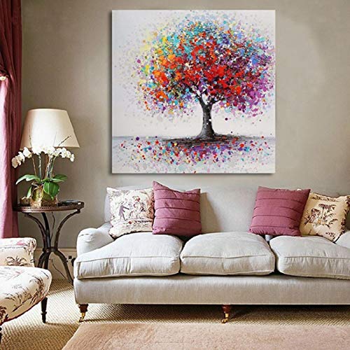Peintures impression sur toile d'arbres abstraits, impression haute définition