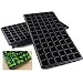 10 Pack Seed Starter Kit, 72 Cell Seedling Trays Gardening Germination Tray Mini Propagator Plant Grow Kit Plug Tray Starting Trays for Seedling Germination