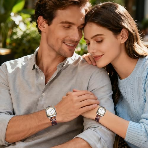 Image of CRIS-BAND Resin Bands Compatible with Apple Watch Series 11 /10 /9 /8 /7 Bands 46mm 45mm 44mm 42mm 41mm 40mm for Women, Strap for iWatch Ultra 3 /2 49mm Series 6 /5 /4 /3 /2 /1 /SE3 Slim Bracelet Wristband