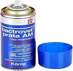 Bactrovet Prata AM - Repelente, Cicatrizante, Hemostático e Antisséptico, para tratamento e prevenção de feridas acidentais e cirúrgicas - 200mL