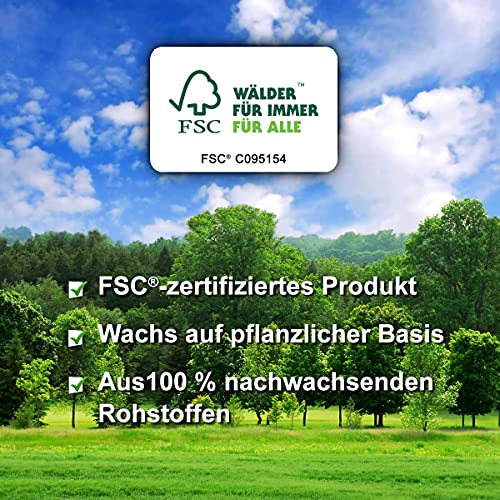 FLAMMBURO (10 kg) Öko-Anzündwolle direkt vom Hersteller, Holzwolle, zertifizierter Holz-Ursprung, FSC®-zertifiziertes… - Image 5
