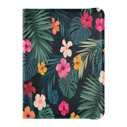 Custodia per passaporto per donne e uomini per da viaggio con blocco RFID motivo tropicale Motivo floreale Taglia unica Casual