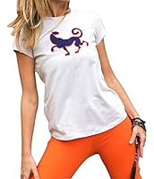 Algopix Similar Product 18 - Prancing Leopard Womens Organic Cotton