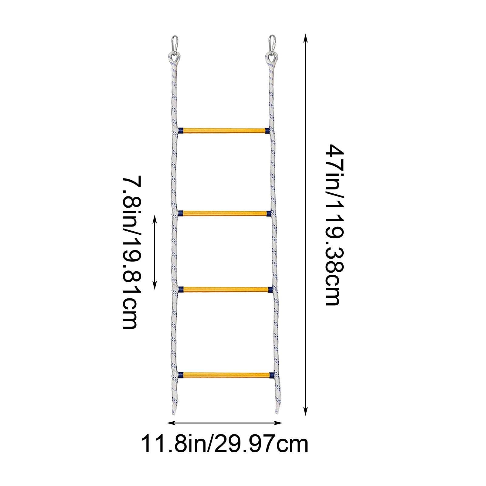 4 Stufen Bootsleiter Marine-Strickleiter Boots-Strickleiter Bootsleiter Klappbar Strickleiter Mit 2 Haken Schlauchboot Leiter Bootsleiter Für Boot Abnehmbar Für Schlauchboot Kajak Motorboot Kanufahren