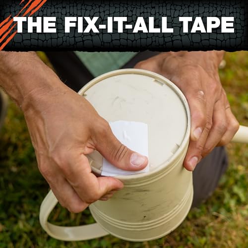 Image of T-REX Waterproof and Repair Tape,1.88 inch x 30 ft, Ferociously Strong, Extreme Weather & UV Resistant Pool Repair Tape, Works Underwater & Sticks to Wet Surfaces, White, 1 Roll, 1.88 inch Width (Pack of 12)