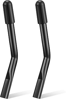 Tandefio 2 Pcs Wheelchair Brake Extenders Wheelchair Brake Handle Extensions for Transport Chair Reclining Braking Parts Adults and Seniors with Limited Mobility New Wheel Chair Users(Black,5 Inch)