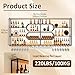 Pubaerkk Large Wall Mounted Wine Rack, Bar Shelves for Liquor Bottles, Wine Glass Holder Rack with LED Light, Hanging Floating Bar Metal Bottle Shelf for Kitchen Dining Room,78.7x9.8x49.2 inch