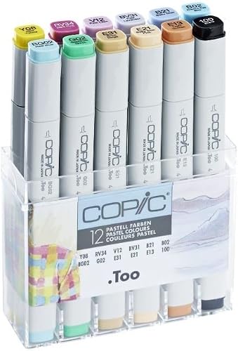 Classic 12 Piece Set Pastel Colours