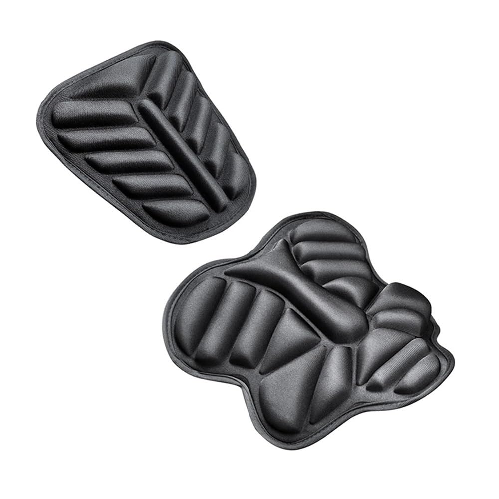 Cuscino Sella Cuscino del Sedile Motociclo Universale di Raffreddamento Coprisedile Antiscivolo per Motocicli Scooter(Front Rear)