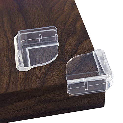 Image of Matyz 16-Pack 1.6 inch Large Clear Corner Protectors - Dual Layer Buffer Structure Soft Table Corner Guards - Child Proof Furniture Corner Safety Bumpers - Up-Down Corner Cover Safety