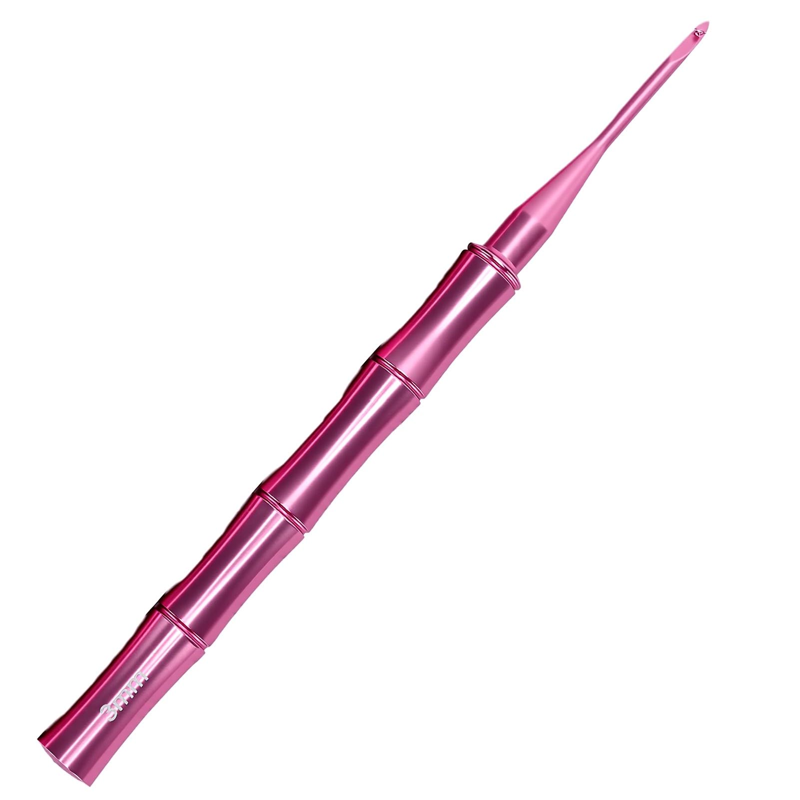 GOWENIC Zestaw 9 Ergonomicznych Szydełek 3,0–8,0 Mm Aluminium, Druty z