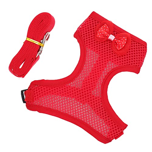 Happyyami 1Set Durable Hen Harness Leash Chicken Leash for Easy Walking Chicken Vest Rope for Outdoor Walks and Training