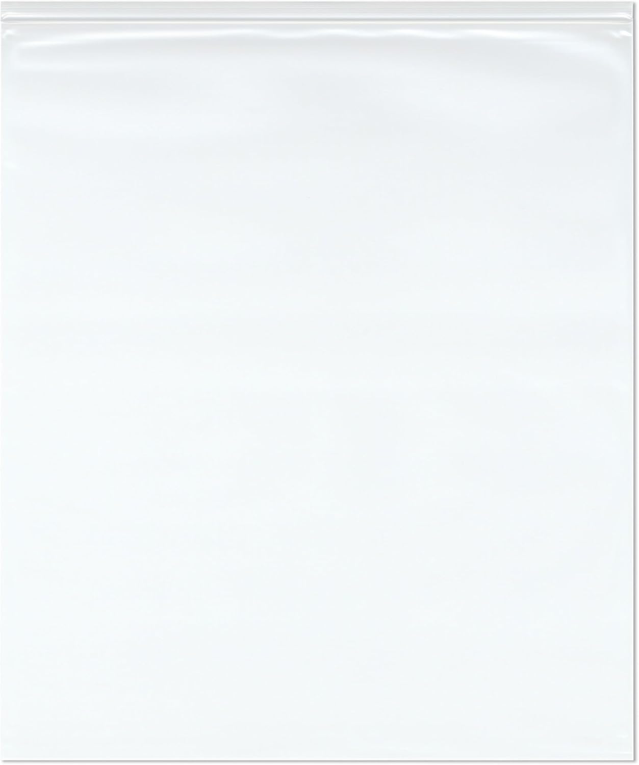 Plymor 24″ x 28″ (Case of 100), 4 Mil Heavy Duty Zipper Reclosable Plastic Bags