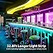 Govee 32.8ft LED Strip Lights, Wireless WiFi LED Lights Kit, Music Sync Smart RGB Light Strip Compatible with Alexa Google Home, 2 Rolls of 16.4ft (Not Support 5G WiFi)