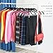 Home-it Pants Hangers With Clips 10 Pack - Black Velvet Non Slip Space-Saving for Pants, Skirts, Coats, Dresses, Tank Tops, Clothes - Felt Ultra Thin
