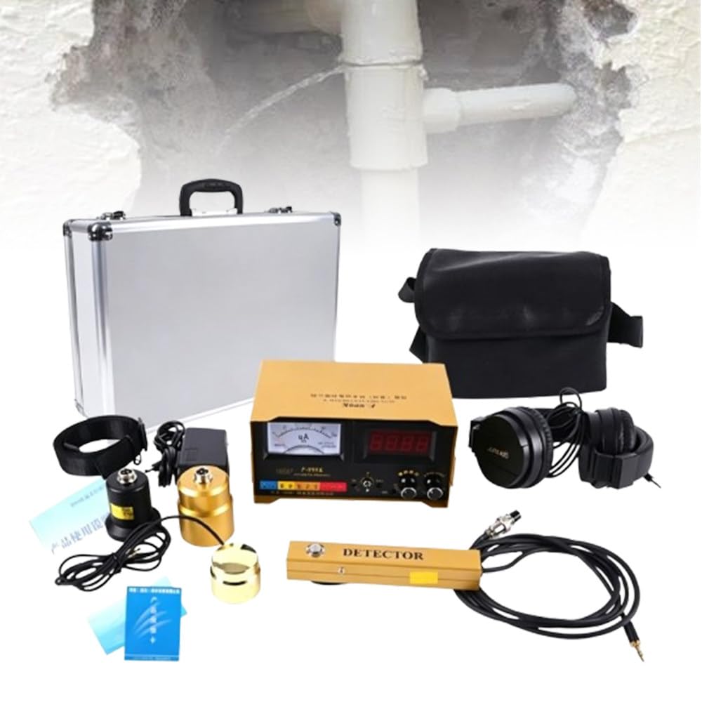 ShaiVrissian Professional Water Leak Detector with Geophone Sensor