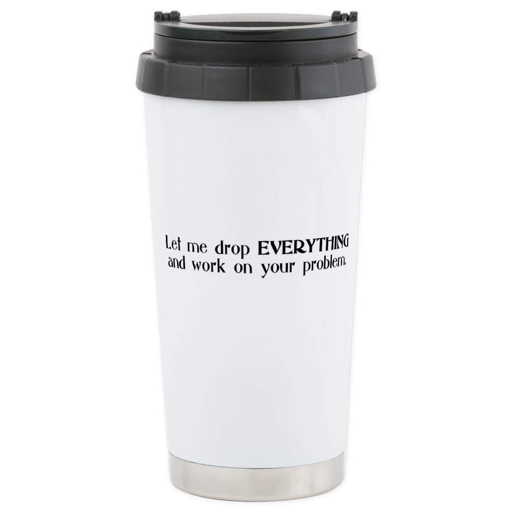 CafePress Stainless Steel Travel Mug Stainless Steel Travel Mug, Insulated 16 oz. Coffee Tumbler