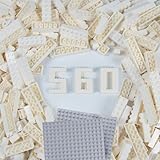 Cabeeskii 560 Classic Bausteine Set, Weiß Bulk Steine in 7 Maße...