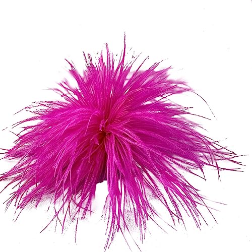 Dimensioni e colore: la dimensione di questa spilla di piume è di 13-16 cm (diametro). Disponibile in diversi colori. Soddisfa esigenze diverse.