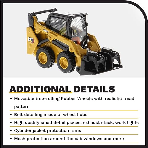 Diecast Masters 85676 - Cat 242D3 Skid Steer Loader, Maßstab 1:50, ab 14 Jahren, in Blechdose, für Sammler geeignet