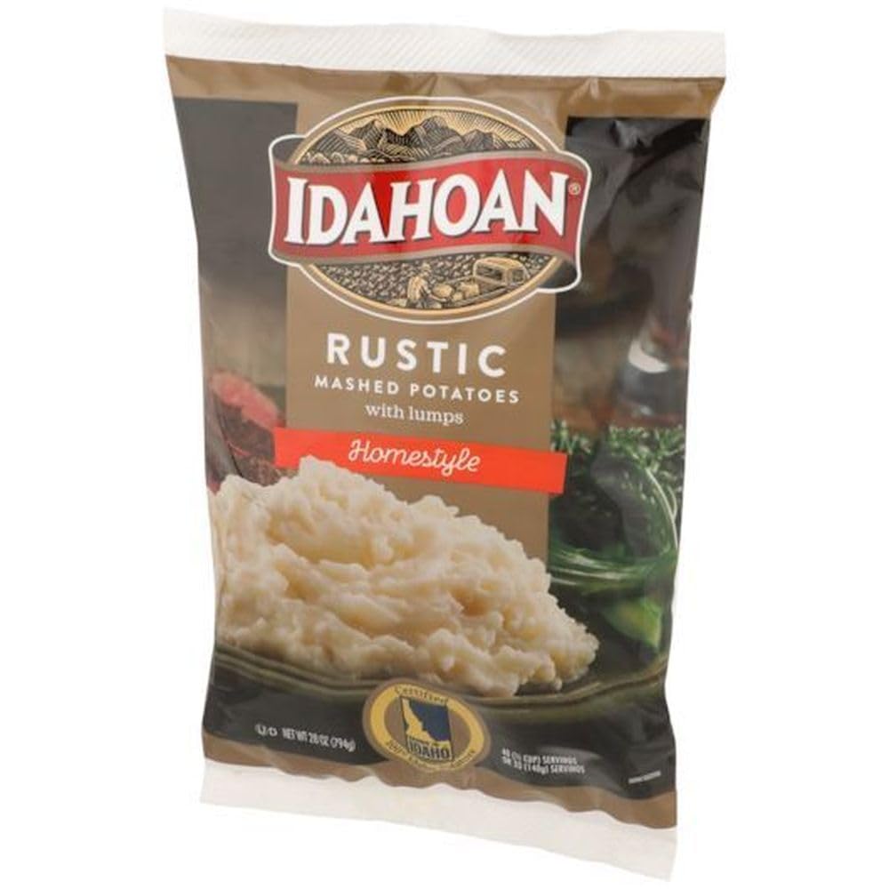 Premium Homestyle Mashed Potatoes by Idahoan – Pack of 12