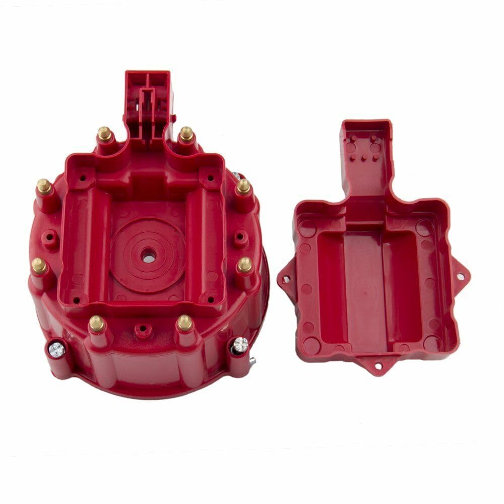 Rojo macho HEI Distribuidor Cap Bobina y Rotor de repuesto para SBC 283 307 350 400 BBC 454 396