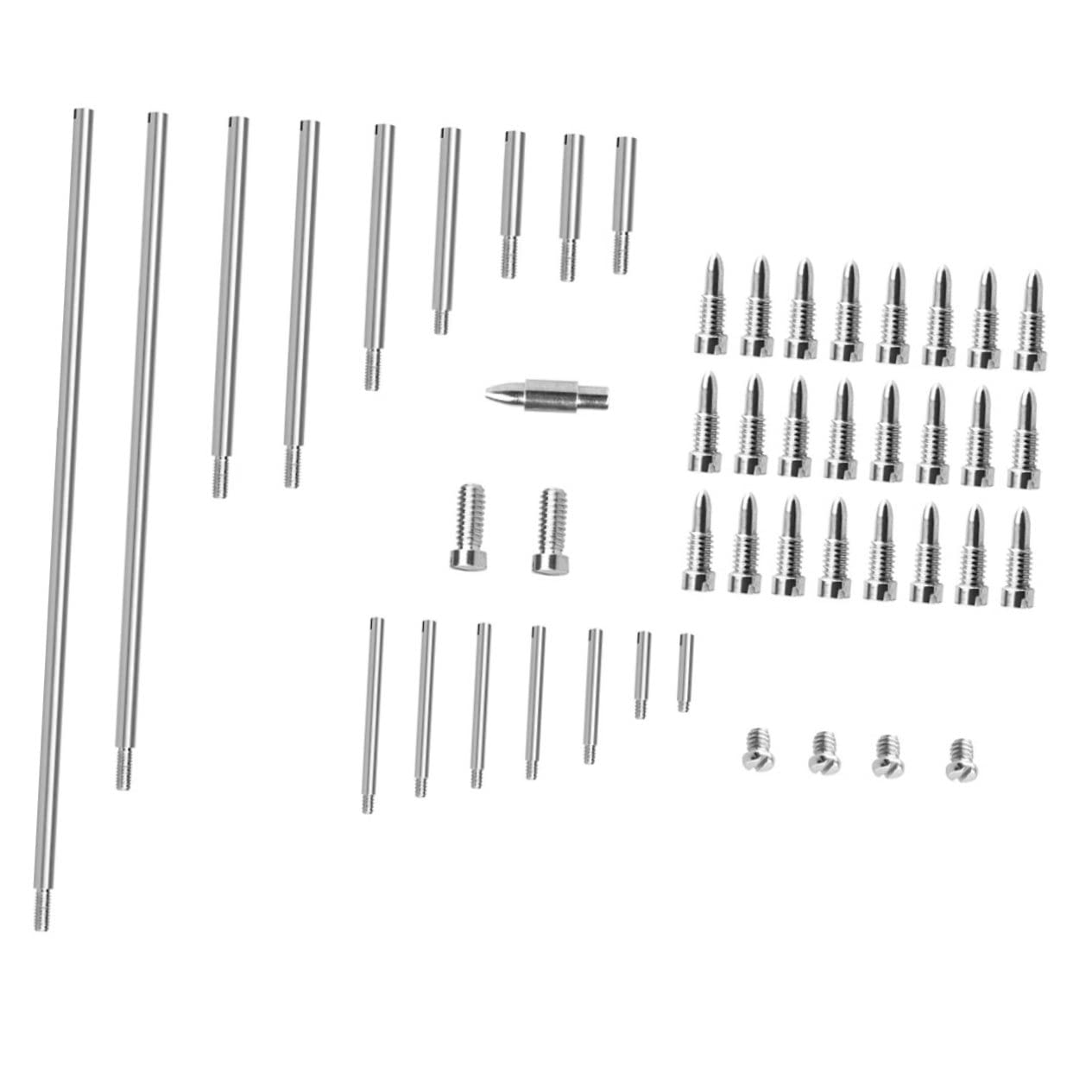 QUMIIRITY 1Set Alto Saxophone Repair Accessories Set Threaded Shaft Rods Screws Peg Essential Woodwind Instrument Maintenance Kit for Alto Saxophone Sound Quality