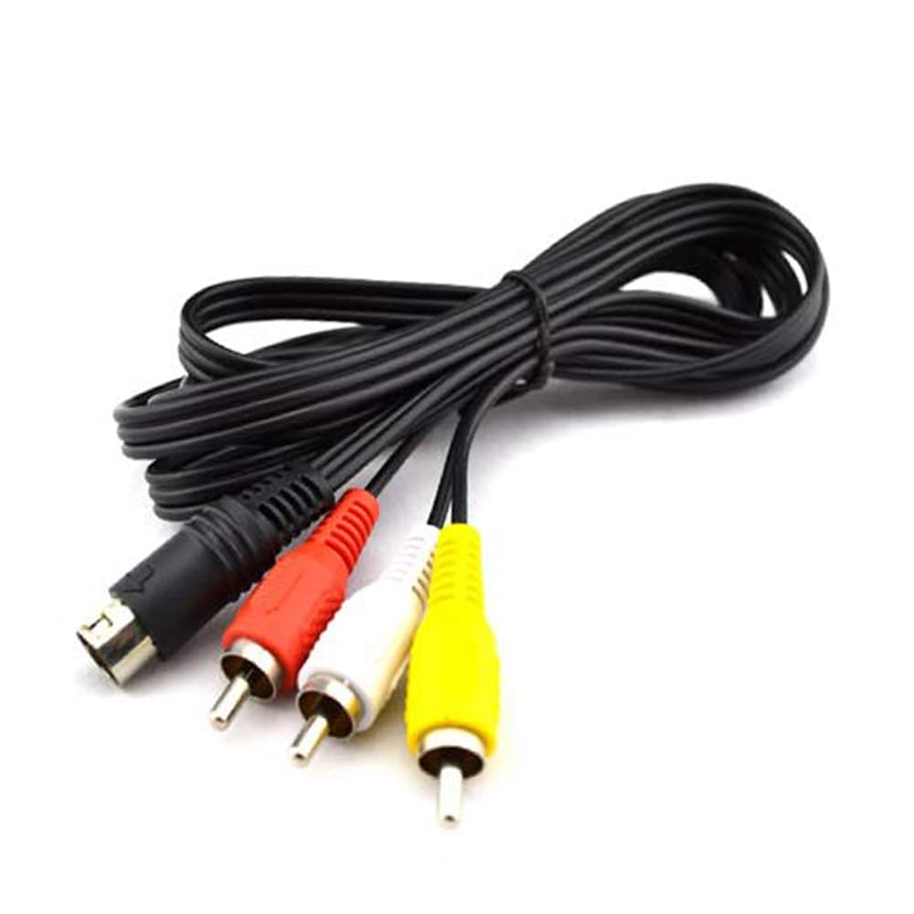 1.8 M/ 5.9 FT Audio Video AV TV Cable 9 Pin,Compatible for Mega Drive 2/3