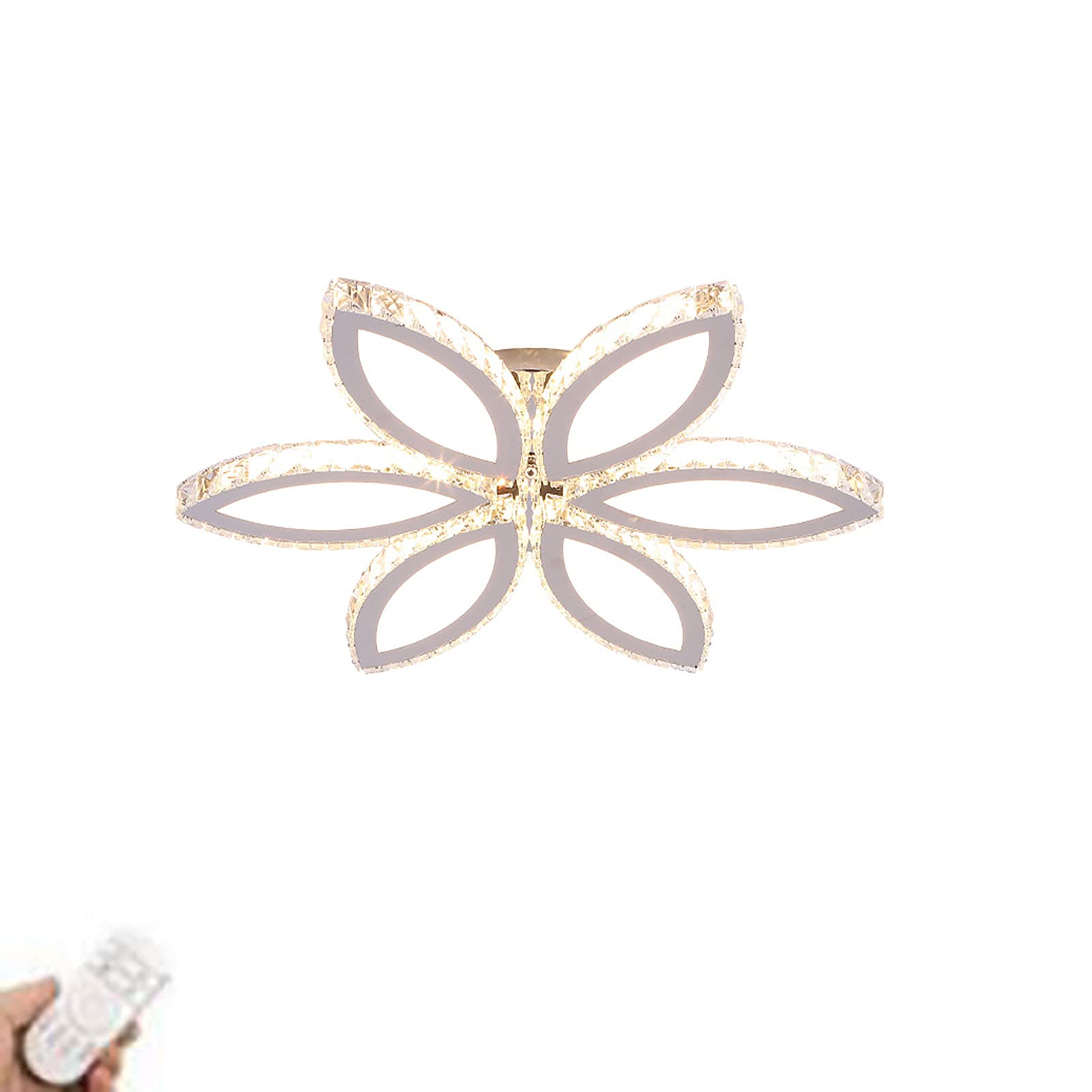 RRJJ Led Ceiling Light Dimmable Living Room Lamp with Remote Control Colour Changing Bedroom Ceiling Lamp Modern Ceiling Lighting Ceiling Lighting Chandelier Lamp-Stepless dimming 47x8c
