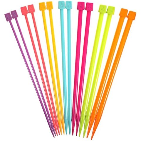 Styquenzer 14 PCS Plastic Knitting Needles Cover