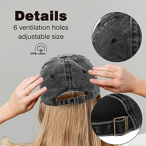 Image of Vintage Country Adjustable Cotton Cap for Men