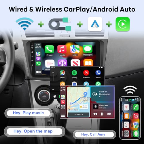 Radio para Mazda 3 2009-2013 con pantalla táctil 9 pulgadas miniatura 4