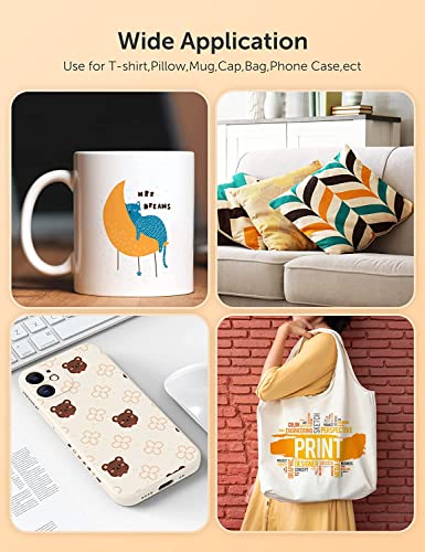 Hiipoo 500Ml Sublimation Ink Refill For Et2400 Et-2720 Et-2760 Et-2800 Et-2803 Et-2850 Et-4800 Et-15000 Et-3760 Inkjet Printer Heat Press Transfer On Mugs T-Shirts Pillows (Upgrade Version) #TOP2