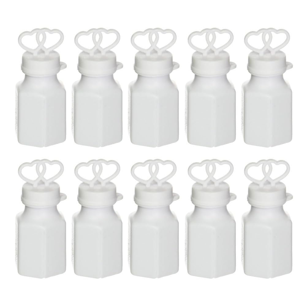Milisten 24 Stücke Leere Seifenblasenflasche Doppelte Herzform Seifenblasenstab Leere Blase Flasche Zauberstab FüR Hochzeit Gastgeschenke Und Hochzeitsdekorationen Kreative Deko Zur Hochzeit