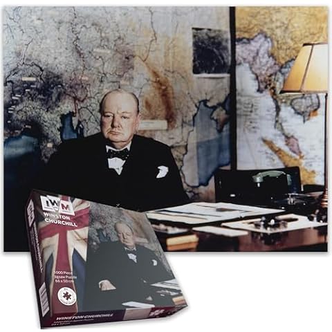 Winston Churchill 1000-Piece Jigsaw Puzzle Cover