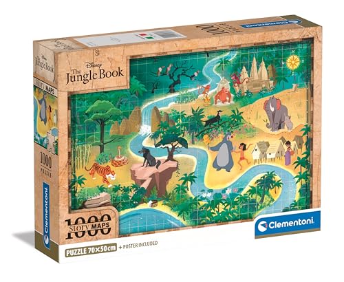 Compact 1000 pièces - Story Maps - Le Livre de la Jungle
