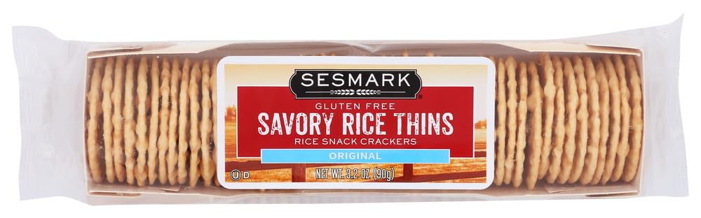 Sesmark Foods Savory Thins - Original - 3.2 oz