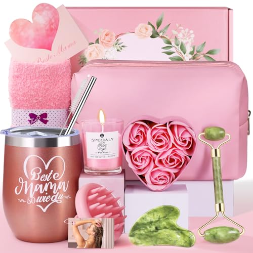 LIVEHITOP Geschenke für Mama, Geburtstagsgeschenk für Mama Muttertagsgeschenke Weihnachtstag Ruhestand Geschenk Geschenkideen 18 30 40 50 60 Geschenkset