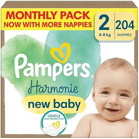 Pampers Harmonie Baby Nappies Size 2 Pack Cover