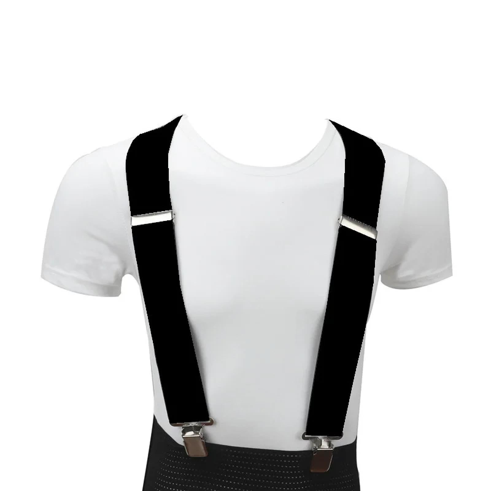 Hosenträger Suspender 120 cm Lange Hosenträger In Übergröße Für Herren Hosen X-Rücken Starke Clips 5 cm Breite Hosenträger Mit X-Rücken Hosenträger Für Herren