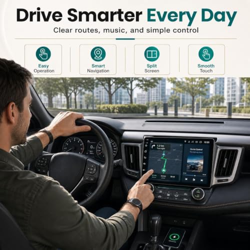 Image of Android Car Radio Stereo for Toyota RAV4 2013-2018: 10.2 inch 1280 * 800 Touchscreen Wireless Carplay Android Auto Backup Camera Mirror Link GPS Bluetooth 5G WiFi FM DSP RDS 2+32GB