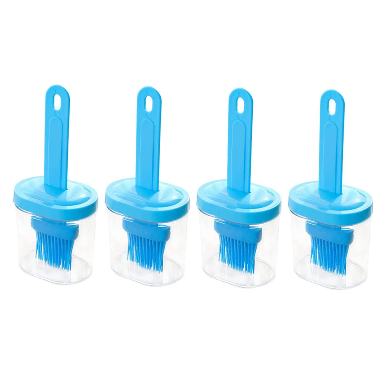 PRETYZOOM 4pcs Basting Brush Ergonomic Kitchen Oil Brush for Cooking and Grilling Portable and Lightweight for Bbq Camping and Baking