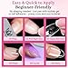 Qiek Short Almond Nail Tips - 15 Sizes 240 PCS Half Matte Full Cover Clear Fake Nails Pre-shaped Press On False Nail Tips Acrylic Soft Nail Gel Tips No C Curve Extension Manicure Home DIY Gelly Tips