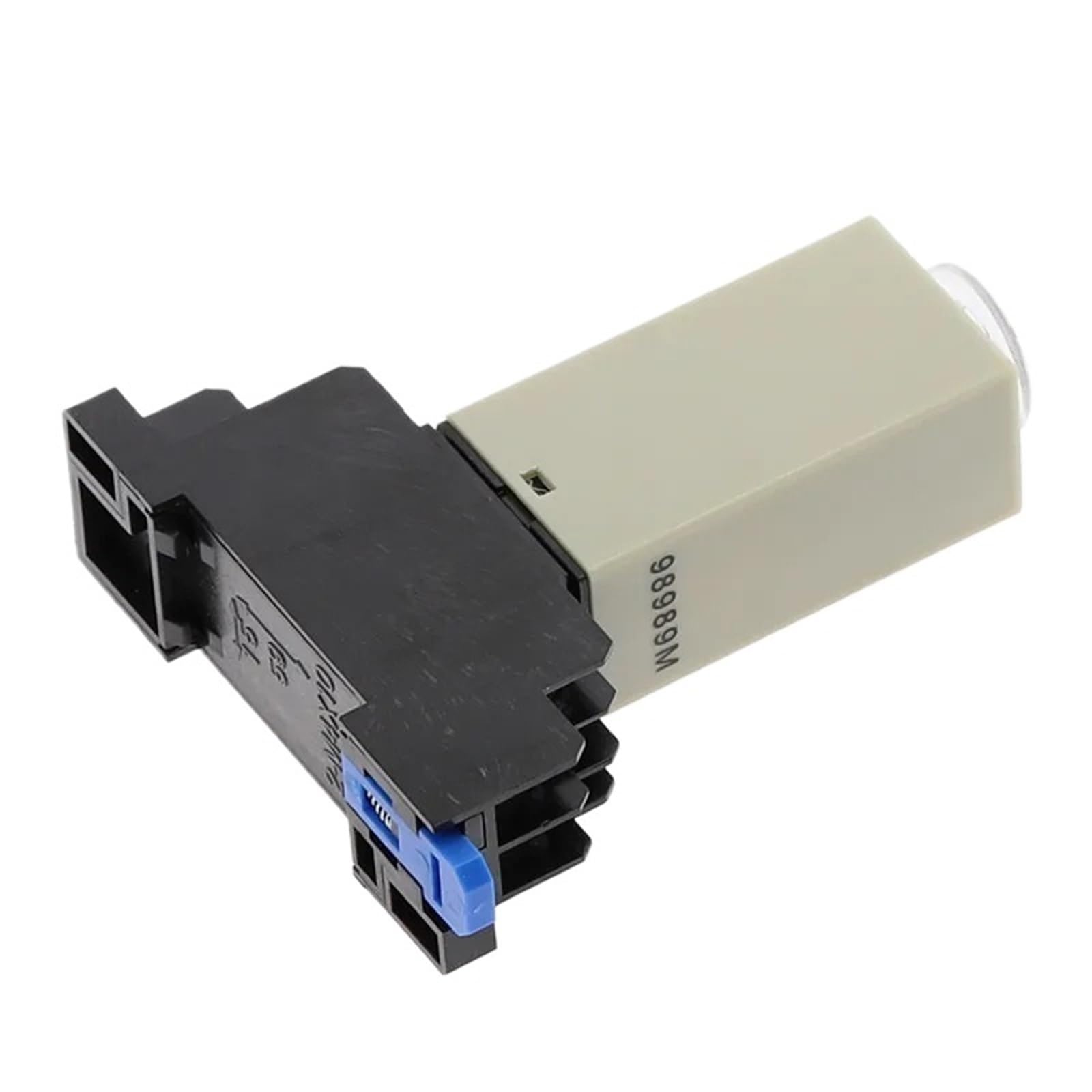 Ritardo all'accensione rotativo DPDT 5S/10S/30S/60S/3M/5M/10M/30M timer relè temporizzatore AC 110V 220V 380V H3Y-2 con base socket 1 pz(Voltage AC 220V,0-30 Minute)
