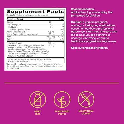 Nature's Way Alive! Hair Skin & Nails Gummies