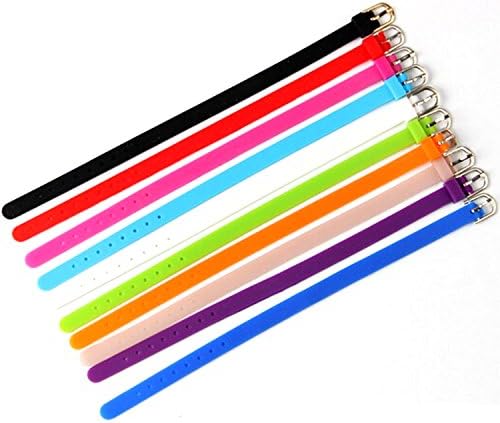 100pcs Mix Colors 8mm Adjustable Blank Silicone Bracelet StrapSlide Wristbands/Bracelets for 8mm Slide Letters,Jewelry Making Charms