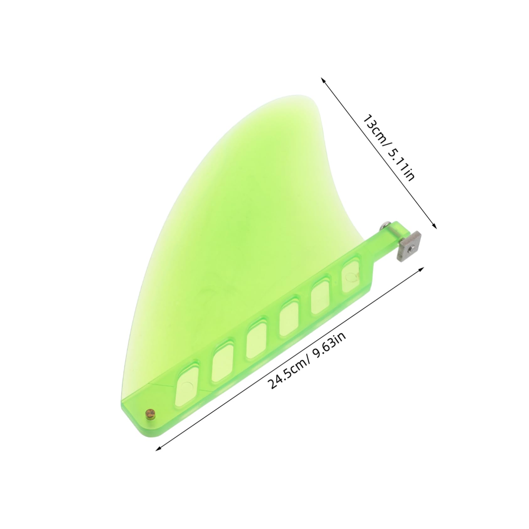 SUPVOX Durable Paddle Board Replacement Fin with Quick Installation Streamlined Design for Improved Control Water Sports Compatible with Standard Screws
