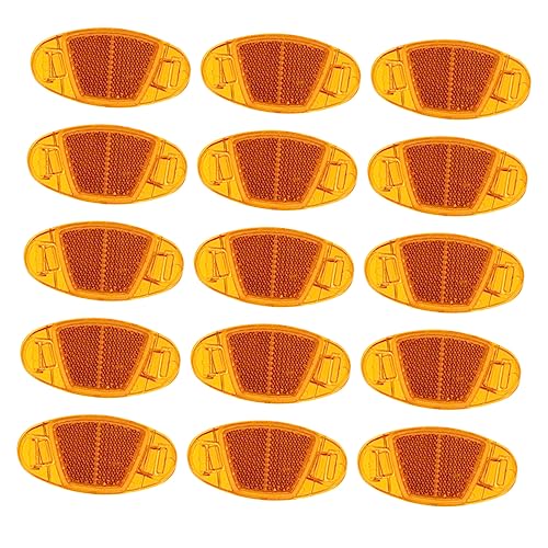 GOOHOCHY 16pcs Safety Warning Reflectors for Bike Rear Wheel Spoke Reflector Easy Assembly for Bikes