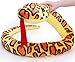 PMS Serpent en Peluche Géant - 180cm - Peluches Enfant (Orange)