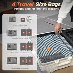 Vacuum Bags for Travel with Wireless Pump for Carry on Luggage or Suitcase - Image 2